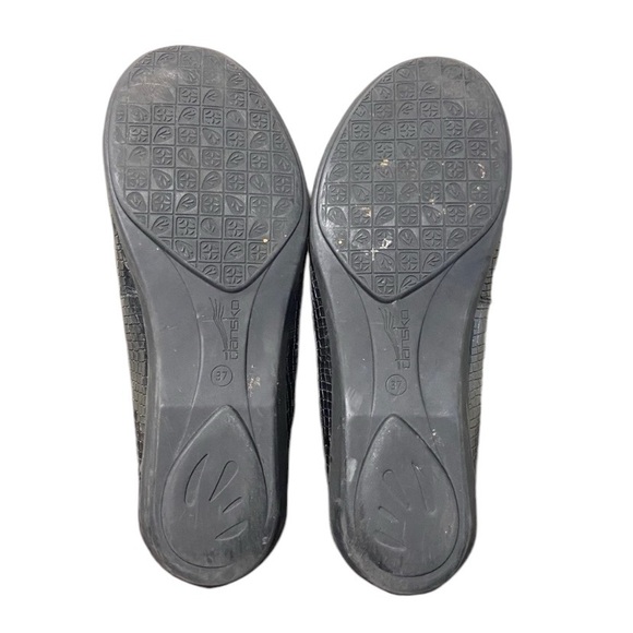 Dansko Womens Nastacia Loafers Size 37 (7) Comfort Croc Embossed Textured Black - Picture 10 of 10